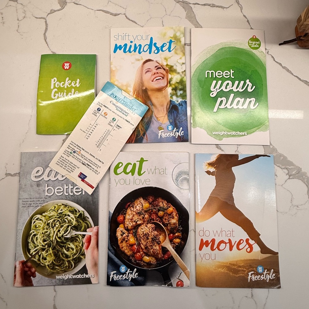 Weight Watchers Points Slider card & booklets freestyle slide pointsfinder LOT